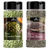 NATURE YARD Organic Pumpkin & Chia Seeds for eating – Seeds for Weight Management/Source of Omega 3 Fatty Acids, Magnesium, & Protein/ Sprinkler Jar (Pack of 2) 275 gm