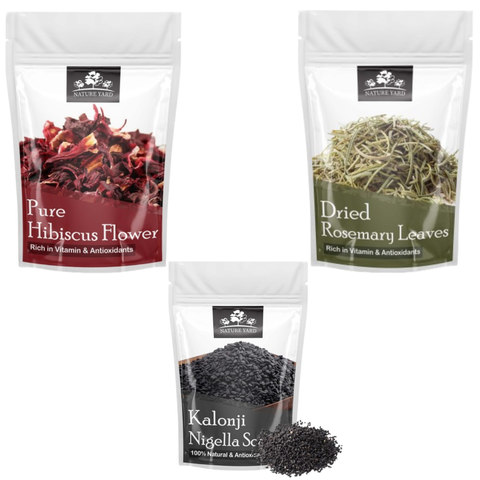 NATURE YARD Organic Kalonji Seeds for Hair Growth  - Pure Nigella Seeds/Black Onion Seed
