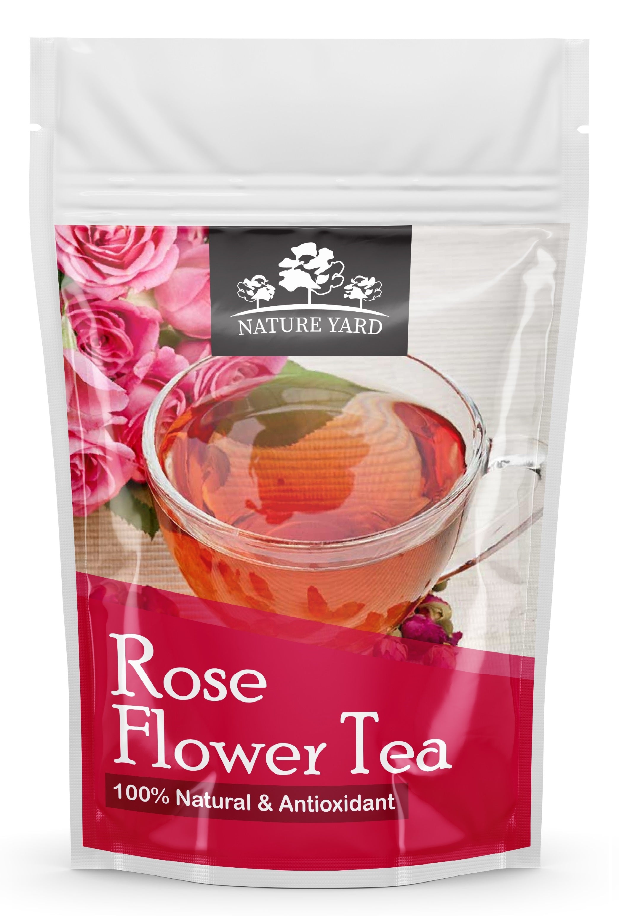 NATURE YARD Rose Tea/Sun dried Rose Petals Edible - Glowing Skin & Hair ...